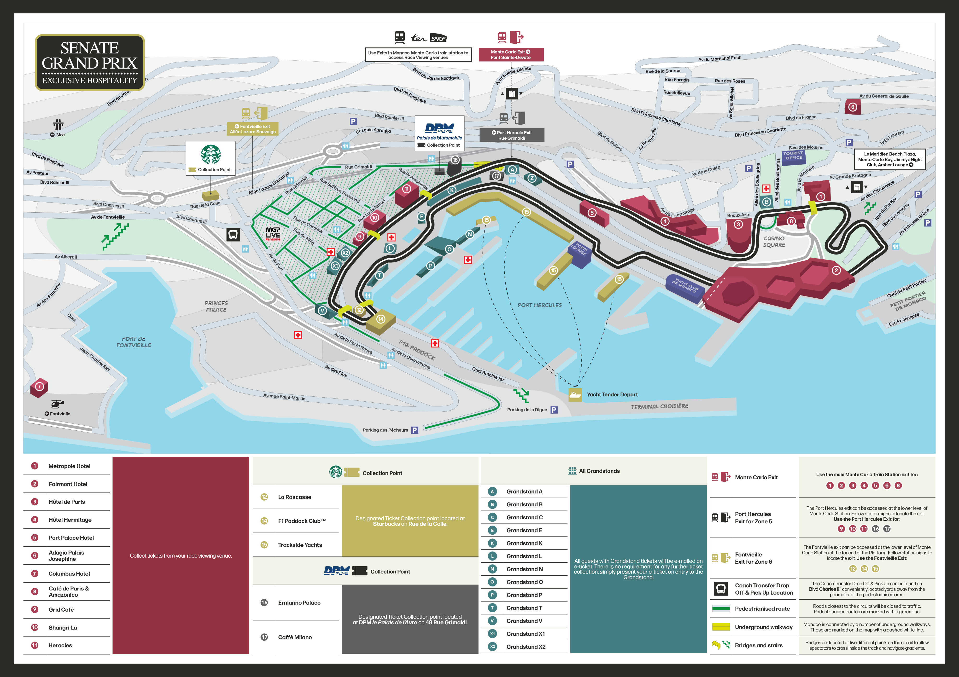 Map of getting around
